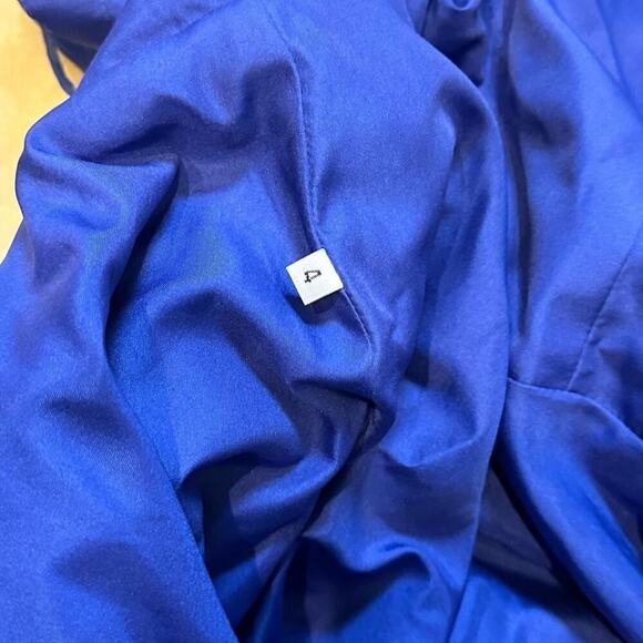 Cobalt Blue Gown with Thigh-High Slit | Sz 4 - Picture 5 of 5